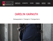Tablet Screenshot of carolin-karnuth.de